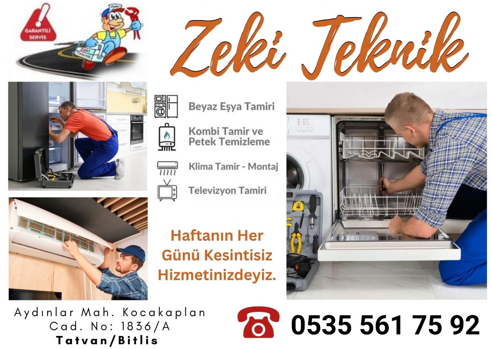 Tatvan Beyaz Eşya Tamircisi